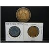 Image 1 : (3) TOKENS (FIRST STEAM/SPACE NEEDLE/LIBERTY BELL)