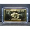 Image 2 : CLAD (GOLD/100 MILLS), PROOF, Clad