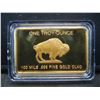 Image 1 : CLAD 1 Oz. Gold Bar CLAD