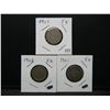 Image 1 : 1901, 02, 03 V Nickels