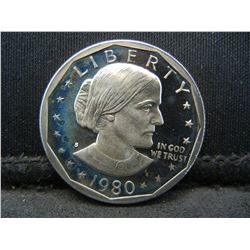 1980 S Gem Proof Susan B Anthony Dollar