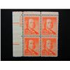 Image 1 : Benjamin Franklin 1/2 Cent Plate Block Vintage Unused Stamps