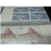Image 3 : 10 Vintage Unused Plate Block Stamps