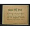 Image 2 : 1920 German Notgeld 20 Heller Note Crisp Unc