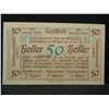 Image 2 : 1920 German Notgeld 50 Heller Note Crisp Unc