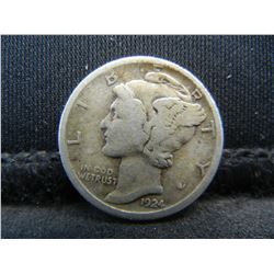1924 S Nice Grade Mercury Dime