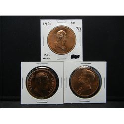 George Washington, Abraham Lincoln & John F. Kennedy Medallions