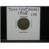 Image 3 : 1868 3 Cent Nickel
