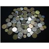 Image 1 : Mixed Group of Mostly Copper Foreign Coins.  Weighs 1.5 Pounds.