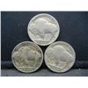 Image 2 : 1917 1918 1919 Buffalo Nickels.