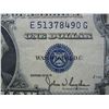 Image 2 : 1935-D $1 Blue Seal Silver Certificate.  Nice Crisp Note.  Serial # E51378490G