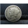 Image 1 : 1919-D Mercury Dime.
