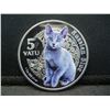 Image 1 : (RUSSIAN BLUE CAT/1 OZ), PROOF