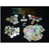 Image 1 : HUGE LOT (17.09 OZ) OF "JUNK DRAWER COLLECTABLES" (SILVER/PROOF TOKENS/VIALS/ARROW HEADS/FOREIGN COI