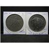 Image 1 : (2) Clad British Crowns:  1977 and 1981 (Big Royal Wedding with Di).  Unc.