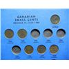 Image 2 : Canadian Small cent collection in Whitman folder.  45 coins.  1920-64 missing only 1922-25.  Circula