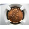 Image 2 : 1945 Lincoln Wheat Cent.  Slabbed by NGC (One of the Best) as MS 66 Red