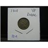 Image 3 : 1868 Three Cent Nickel.  Very Fine details