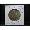 Image 3 : 1949 Franklin Half.  Very Choice BU 64 with attractive toning.  Full bell lines