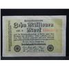 Image 1 : 1923 Germany 10 Million Marks.  Very Fine
