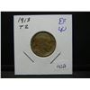 Image 3 : 1913 Type II buffalo nickel.  Extremely Fine with full horn.