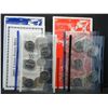Image 1 : 2005 P/D/ US Mint set in original package.  Has the state quarters plus regular coinage. Missing Two
