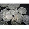 Image 3 : (40) Full date Buffalo Nickels.  Nice circulated stuff, not junk