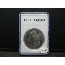 1921 D Morgan Dollar