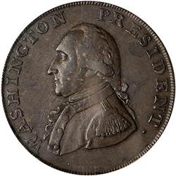 Lot 6 - 1793 Wash 1/2P Lettered Edge Breen-1225 PCGS AU50