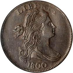 Lot 13 - 1800 Draped Bust Cent. 80 over 79 S-191 R2 NGC AU55 BN