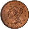 Image 1 : Lot 25 - 1856 Large Cent N14 R1 Slanting 5. PCGS MS64RD