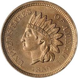 Lot 32 - 1859 Indian Head Cent PCGS MS64