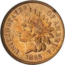 Lot 39 - 1865 Indian Head Cent. Fancy 5 NGC MS65RD