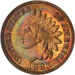 Lot 45 - 1883 Indian Head Cent PCGS PR64RB