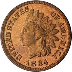 Lot 47 - 1884 Indian Head Cent PCGS PR66RD