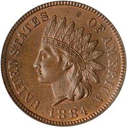 Lot 49 - 1884 1c PCGS MS65RB
