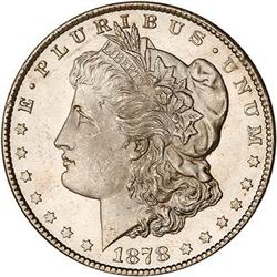 Lot 665 - 1878-CC Morgan Dollar PCGS MS65