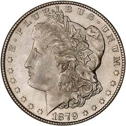 Lot 673 - 1879-CC Morgan Dollar. Capped die PCGS MS64