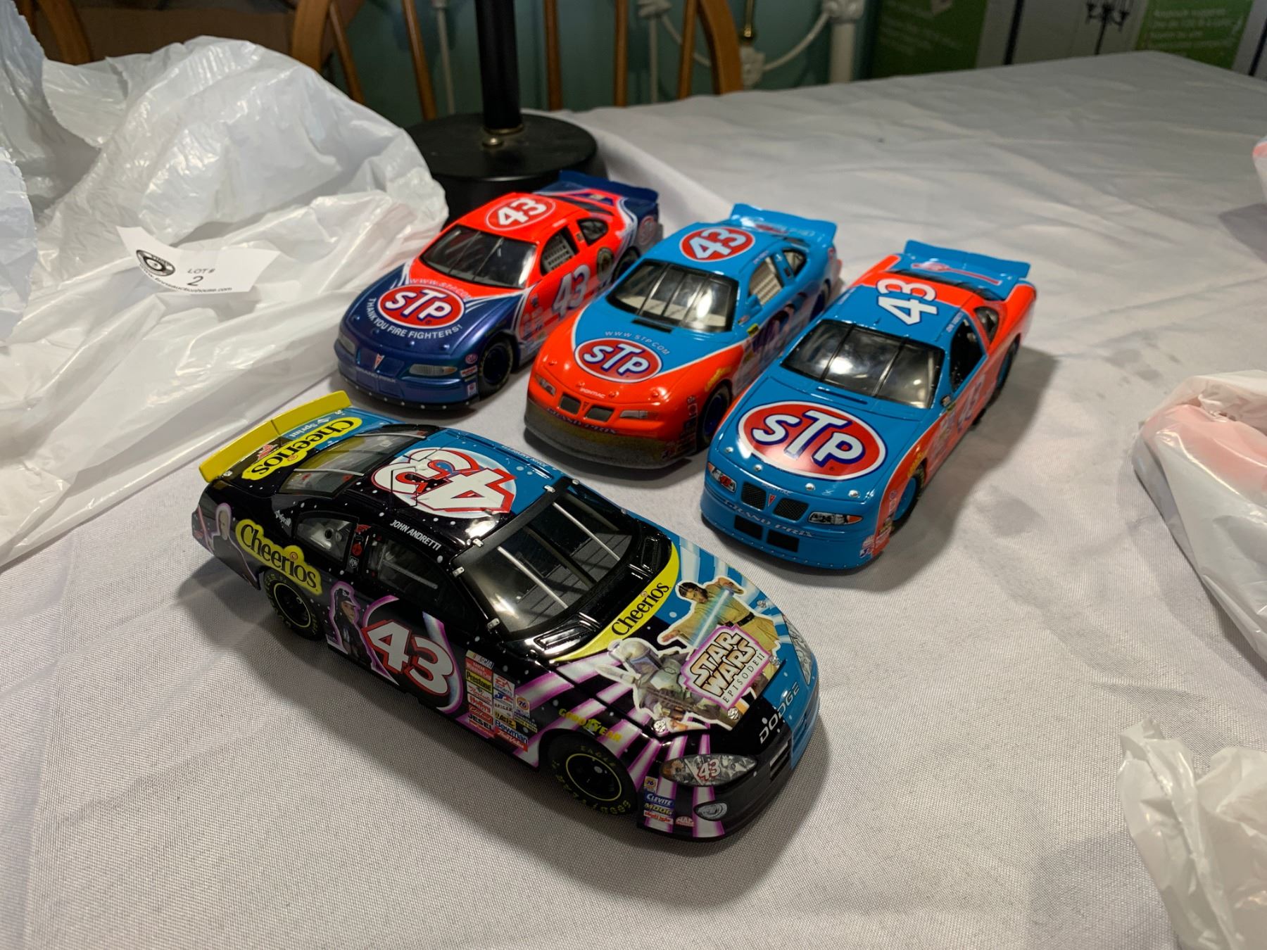 Lot of 4 Nascar Diecast 1/24 Scale Cars