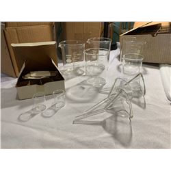 Lot of Glass Beakers and Science Experiment Stullf Some BNIB
