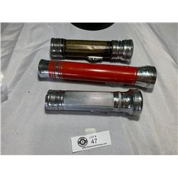 Lot of 3 Vintage Flashlights