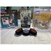 Image 1 : 3 NHL Action Figures and 3 NHL Pucks