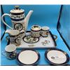 Image 1 : Beautiful Vintage Limoges China Coffee for 2 Set.