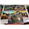 Image 1 : Lot of 5 Older Military Airplane Calendars