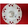 Image 1 : Vintage German Porcelain Ribbon Plate Circa 1900
