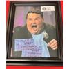 Image 1 : Pair Of John PineteTickets. Framed With Photo