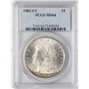Image 1 : 1883-CC $1 Morgan Silver Dollar Coin PCGS MS64 Amazing Toning