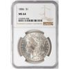 Image 1 : 1886 $1 Morgan Silver Dollar Coin NGC MS64