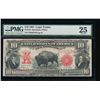 Image 1 : 1901 $10 Bison Legal Tender Note PMG 25