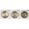 Lot of 1922-1924 $1 Peace Silver Dollar Coins